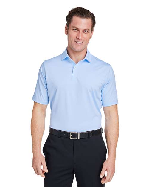 Men's USA Made Mini Stripe Tech Polo - I11526