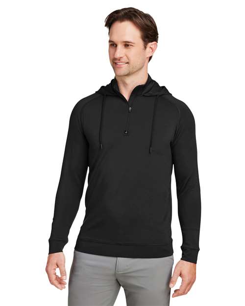 Unisex Vandyke Quarter-Zip Hooded Pullover - SWV600