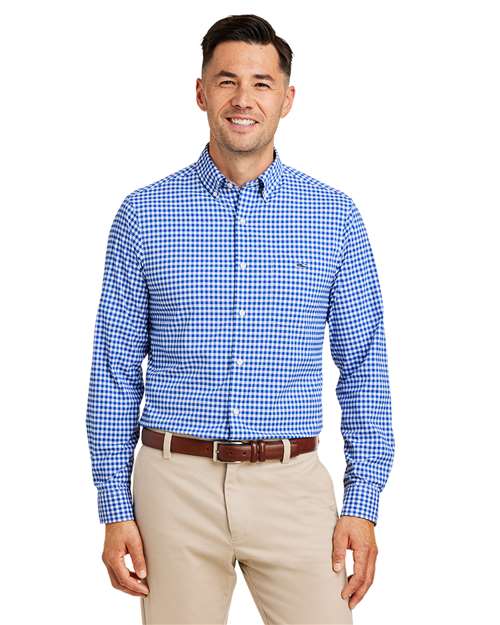 Men's On-The-Go Nylon Gingham Shirt - W012060