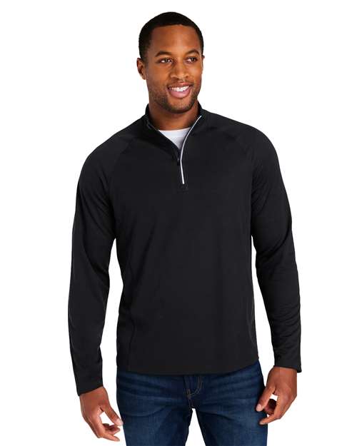 Men's Origin Performance Pique Quarter-Zip Pullover - CE418