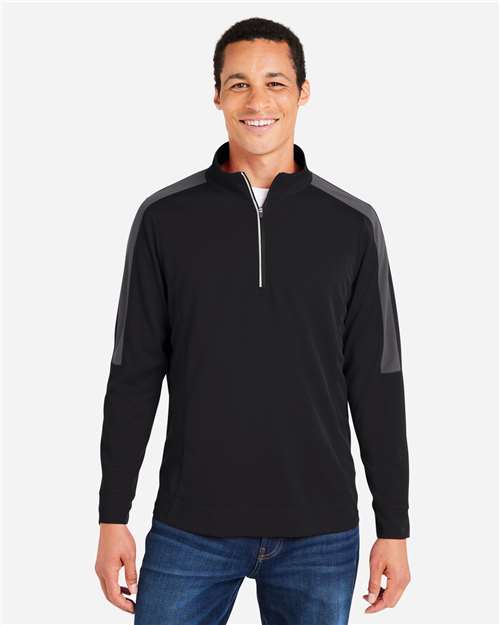 Men's Market Snag Protect Mesh Colorblock Quarter-Zip Pullover - CE404