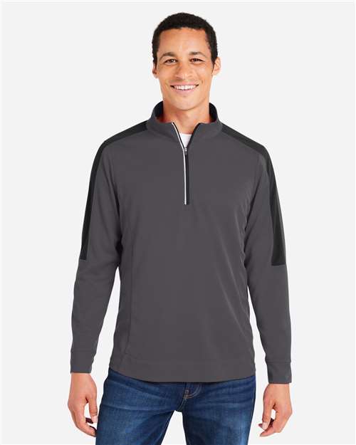 Men's Market Snag Protect Mesh Colorblock Quarter-Zip Pullover - CE404