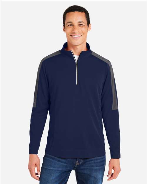 Men's Market Snag Protect Mesh Colorblock Quarter-Zip Pullover - CE404