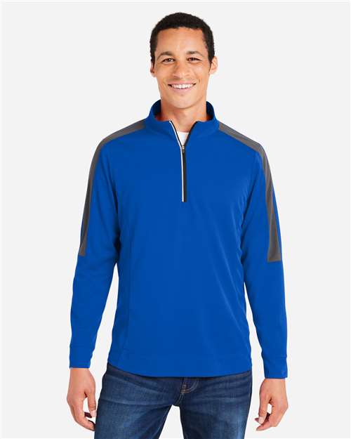 Men's Market Snag Protect Mesh Colorblock Quarter-Zip Pullover - CE404