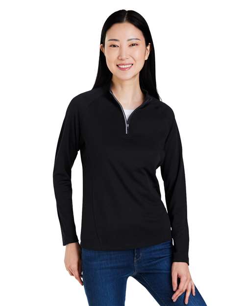 Women's Origin Performance Pique Quarter-Zip Pullover - CE418W
