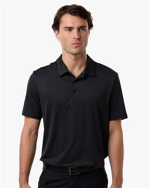 Men's 4-Way Stretch Printed Polo - A716