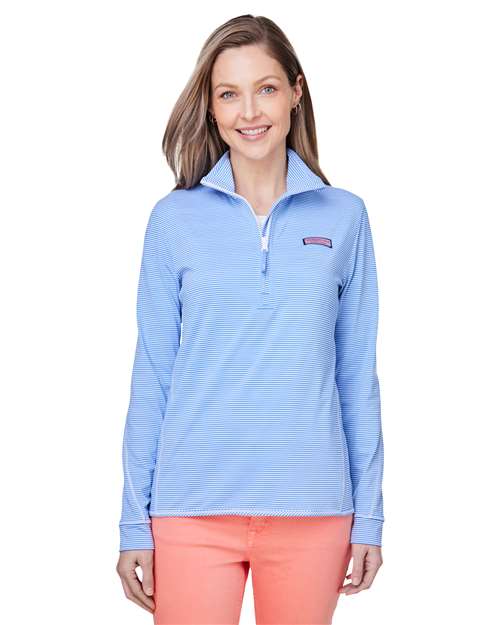 Women's Microstripe Sankaty Half-Zip Pullover - K002521
