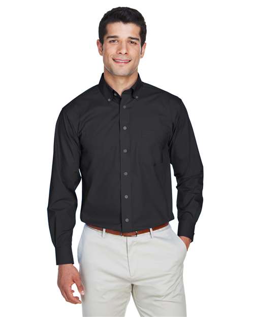 Men's Crown Collection® Broadcloth Woven Dress Shirt - D620