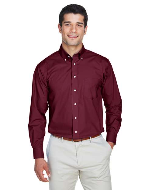 Men's Crown Collection® Broadcloth Woven Dress Shirt - D620