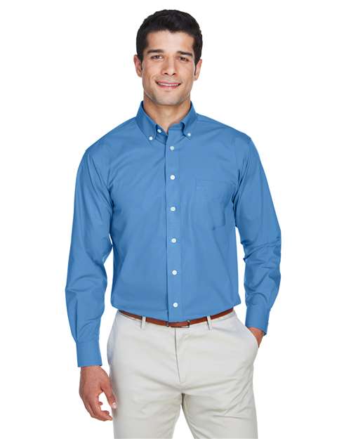 Men's Crown Collection® Broadcloth Woven Dress Shirt - D620