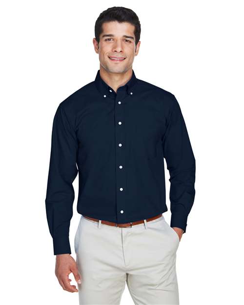 Men's Crown Collection® Broadcloth Woven Dress Shirt - D620