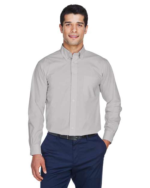 Men's Crown Collection® Broadcloth Woven Dress Shirt - D620