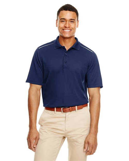 Men's Radiant Performance Piqué Polo with Reflective Piping - 88181R