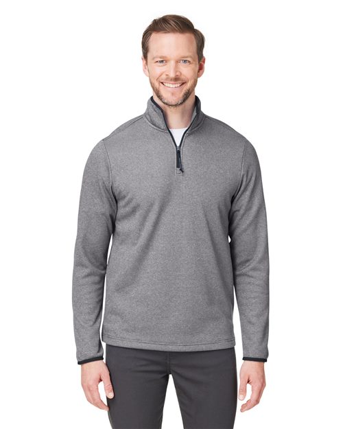 Men's Venture Heathered Stripe Quarter-Zip Pullover - CE73