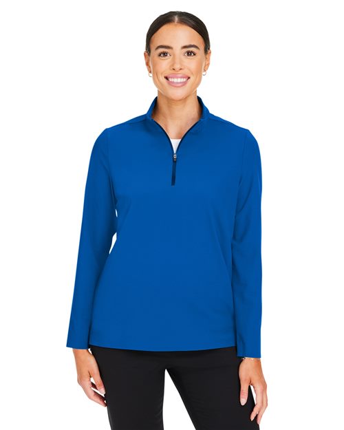 Women's CrownLux Performance® Windsor Welded Quarter-Zip Pullover - DG410W
