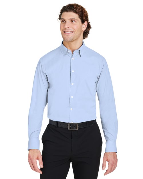 Men's CrownLux Performance® Microstripe Dress Shirt - DG537
