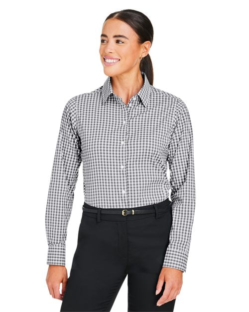 Women's CrownLux Performance® Gingham Dress Shirt - DG536W