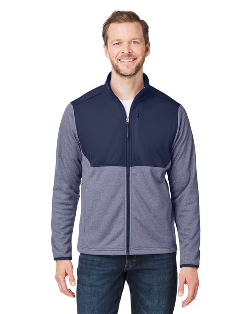 Men's Venture Heathered Stripe Hybrid Jacket - CE74