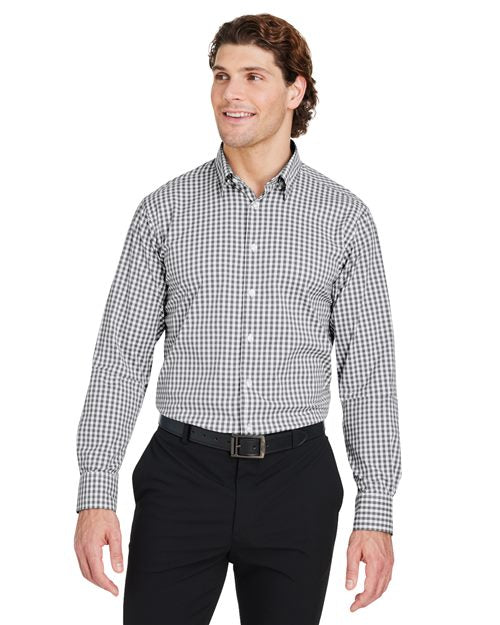 Men's CrownLux Performance® Gingham Dress Shirt - DG536