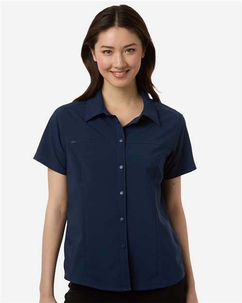 Women's UltraUVP Shoreline Short Sleeve Staff Shirt - CE520W