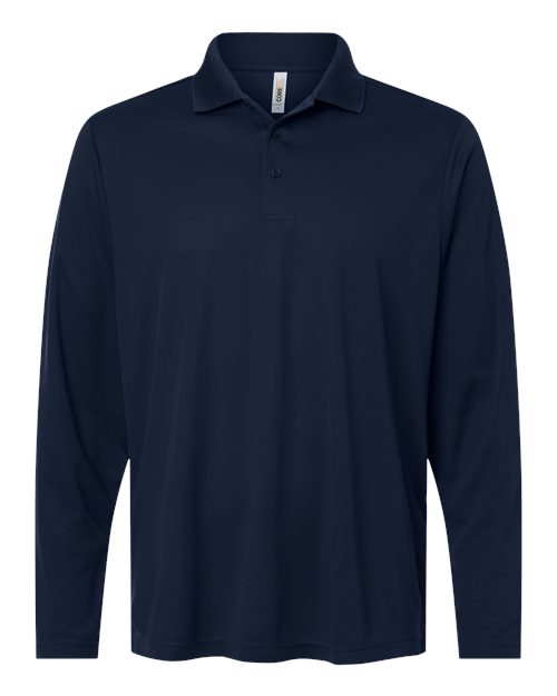 Men's Nova Performance Long Sleeve Pique Polo - CE108L