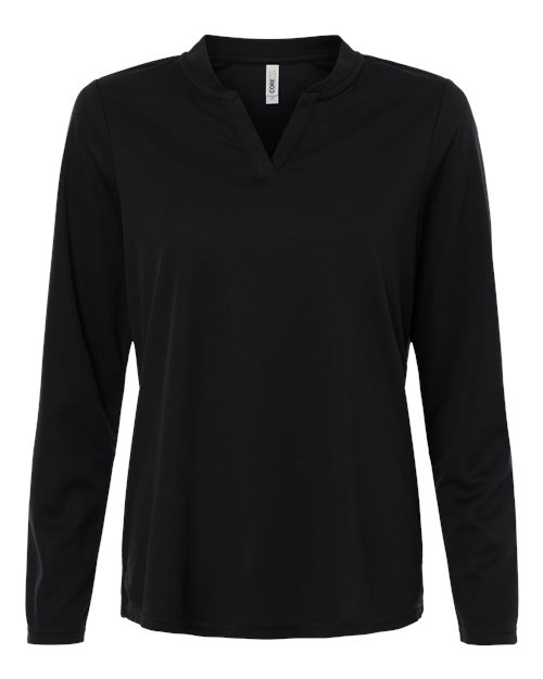 Women's Nova Performance Long Sleeve Pique Polo - CE108LW