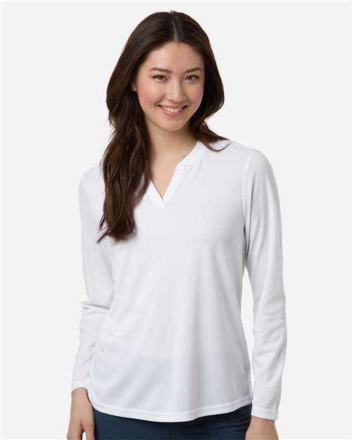 Women's Nova Performance Long Sleeve Pique Polo - CE108LW