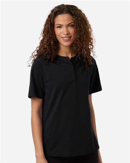 Women's Seaton Pebble Textured Polo - DG102W