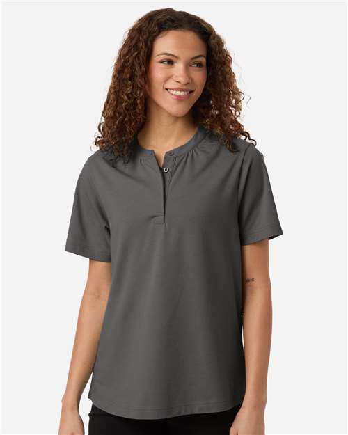 Women's Seaton Pebble Textured Polo - DG102W
