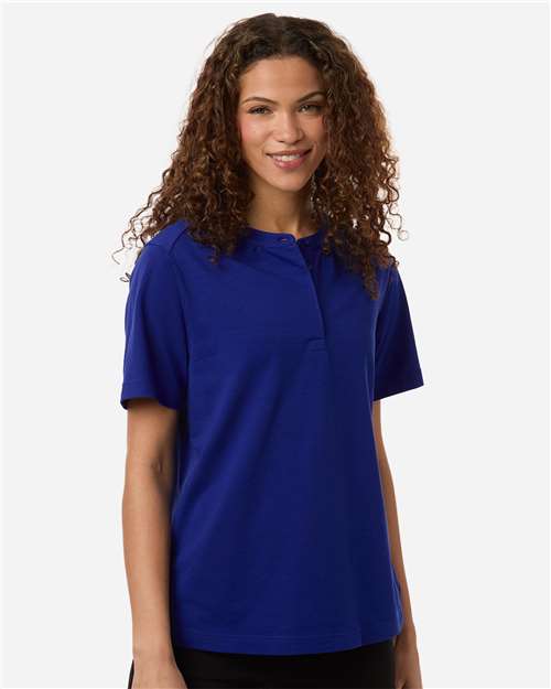 Women's Seaton Pebble Textured Polo - DG102W