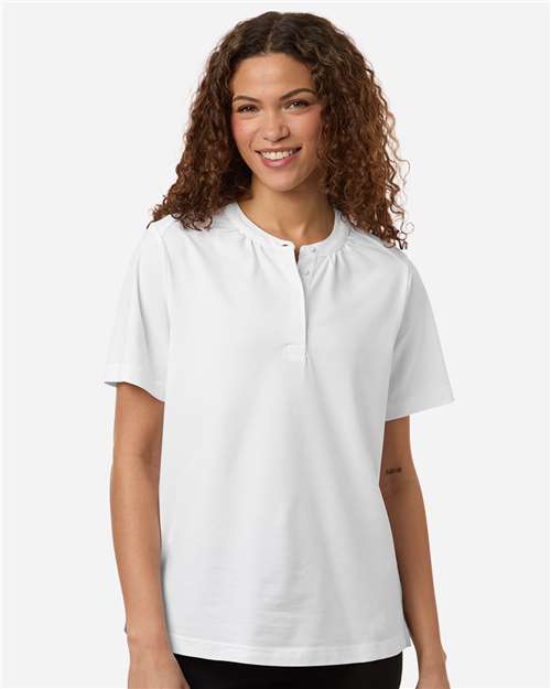 Women's Seaton Pebble Textured Polo - DG102W