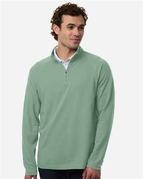Men's Seaton Pebble Textured Quarter-Zip Pullover - DG402
