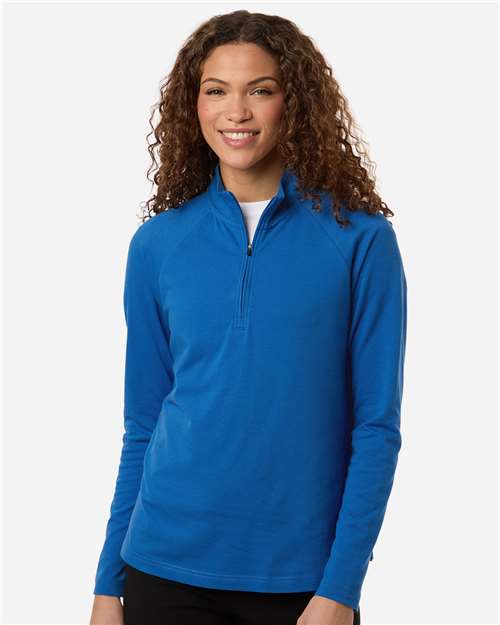 Women's Seaton Pebble Textured Quarter-Zip Pullover - DG402W