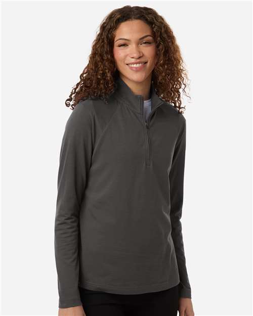 Women's Seaton Pebble Textured Quarter-Zip Pullover - DG402W