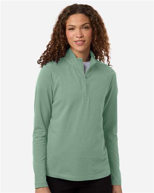 Women's Seaton Pebble Textured Quarter-Zip Pullover - DG402W