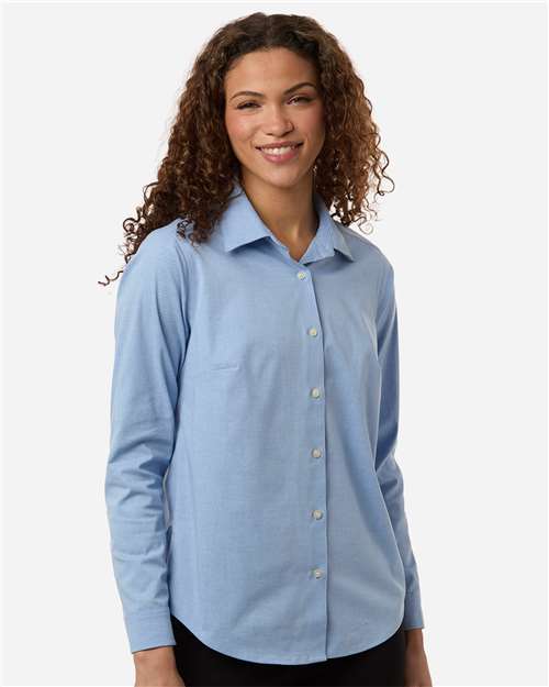 Women's CrownLux Performance® Spencer Poplin Dress Shirt - DG505W
