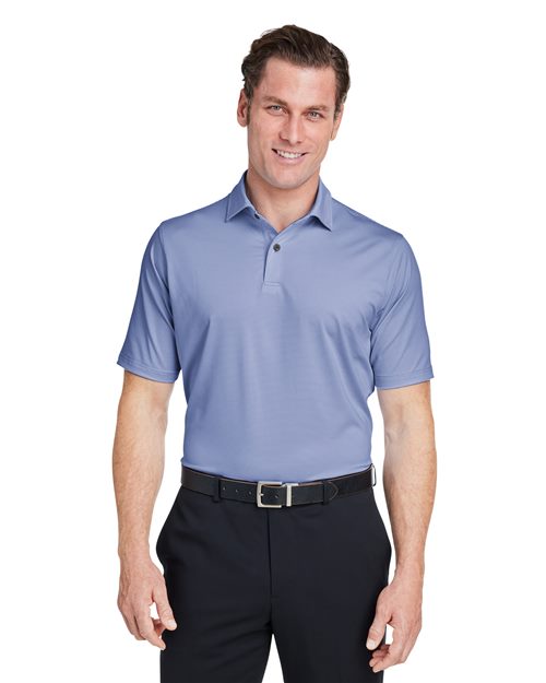 Men's USA Made Mini Stripe Tech Polo - I11526