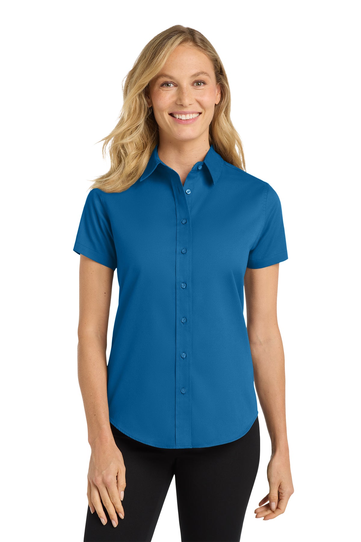 L508 - Port Authority® Women's Short Sleeve Easy Care Shirt - FIXED ROUTE ONLY