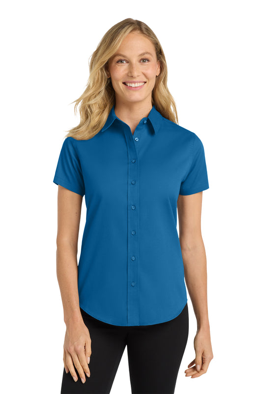 L508 - Port Authority® Women's Short Sleeve Easy Care Shirt - FIXED ROUTE ONLY