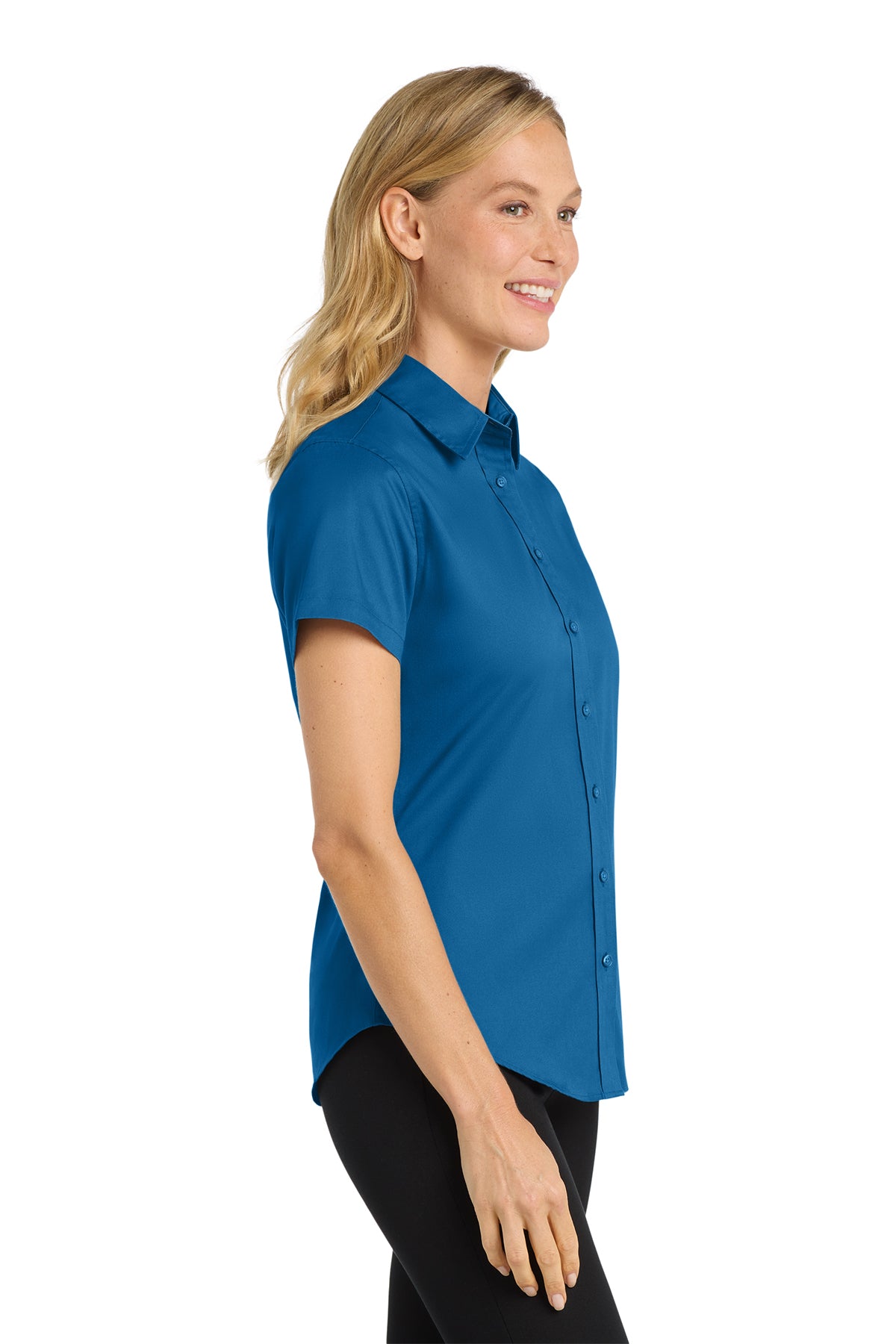 L508 - Port Authority® Women's Short Sleeve Easy Care Shirt - FIXED ROUTE ONLY