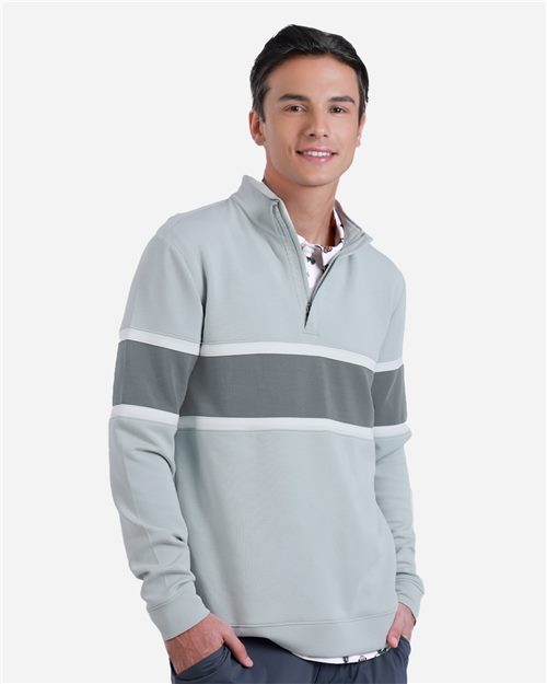 Men's Owen Quarter-Zip Colorblock Pullover - SWOQ500
