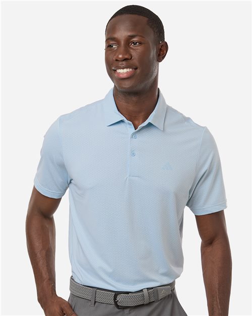 Men's Performance Textured Polo - A2024