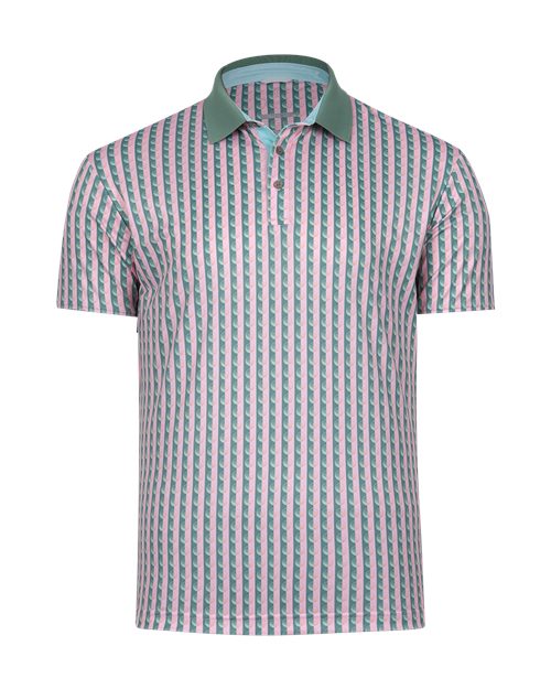Men's Greens Piqué Polo - SW1026