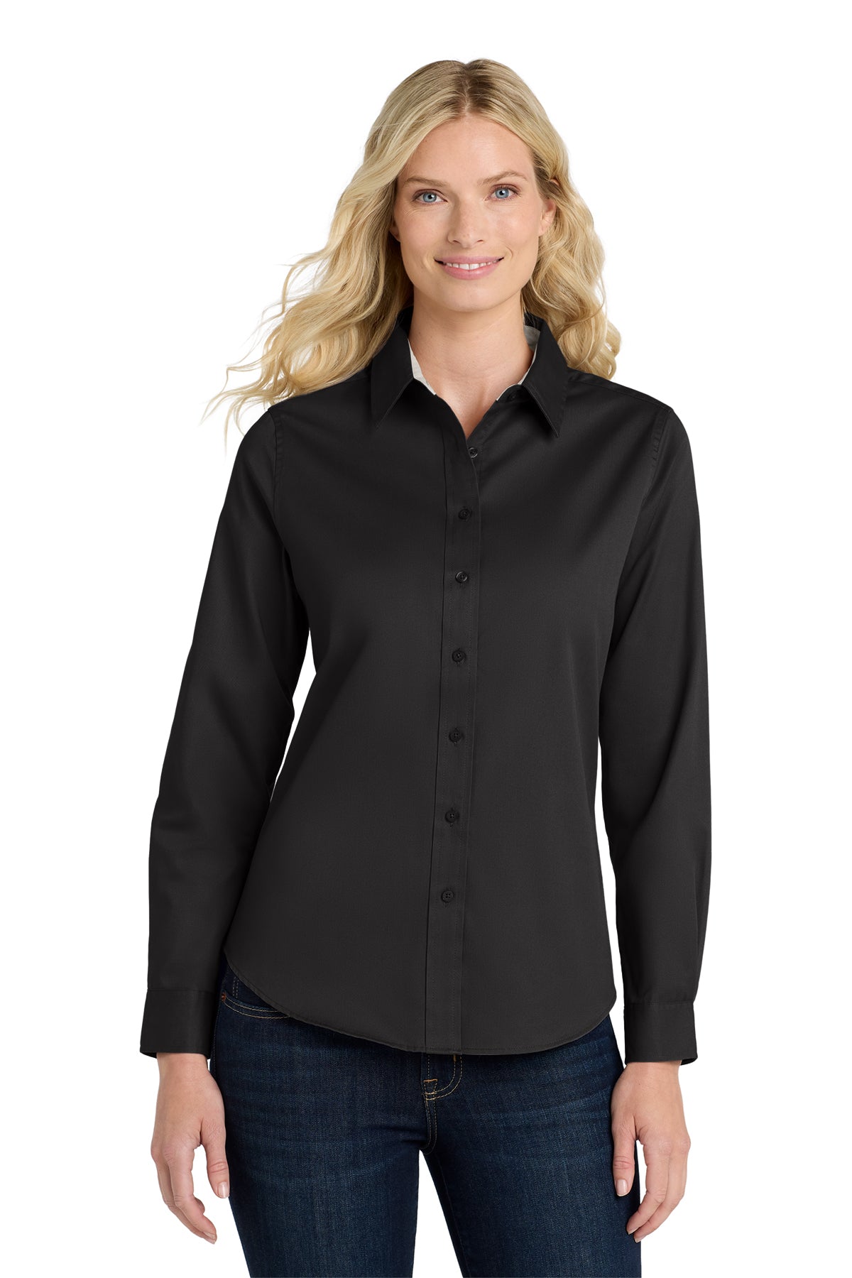 L608 -Port Authority® Women's Long Sleeve Easy Care Shirt - BRT ONLY