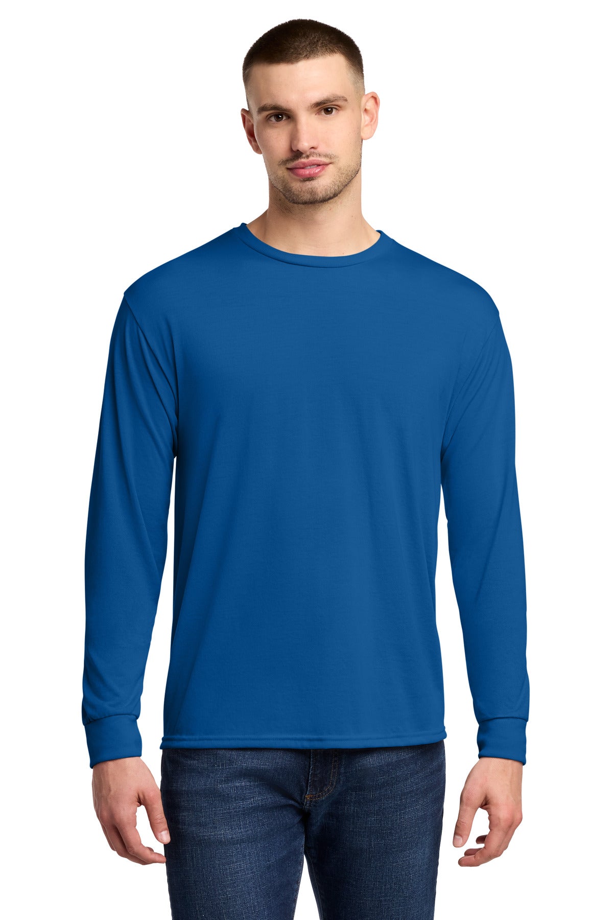 Jerzees ®  Dri-Power ®  100% Polyester Long Sleeve T-Shirt 21LS