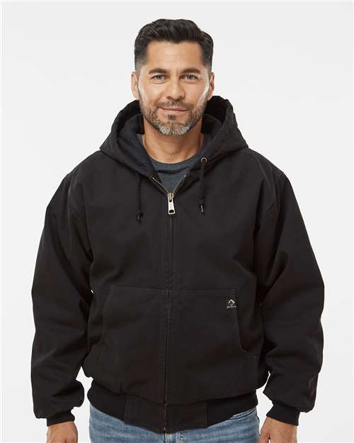 Men's Tall Cheyenne Boulder Cloth™ Hooded Jacket with Tricot Quilt Lining - 5020T