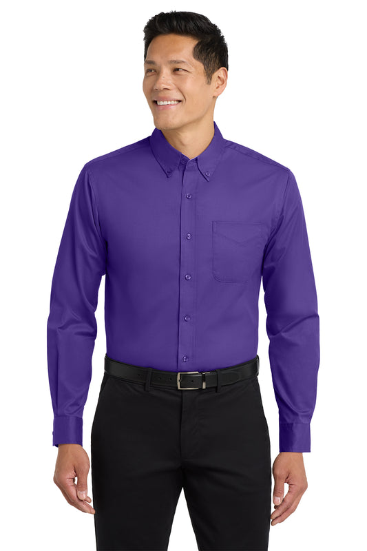 S608 - Port Authority® Long Sleeve Easy Care Shirt - PARA TRANSIT ONLY