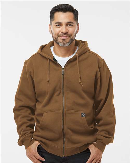 Men's Tall Crossfire Heavyweight Power Fleece Hooded Jacket with Thermal Lining - 7033T