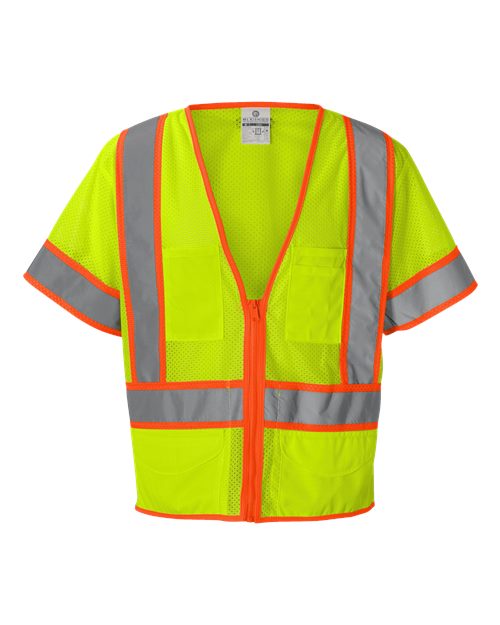 Unisex Ultra-Cool™ Six-Pocket Mesh Surveyor’s Vest - 1242-1243