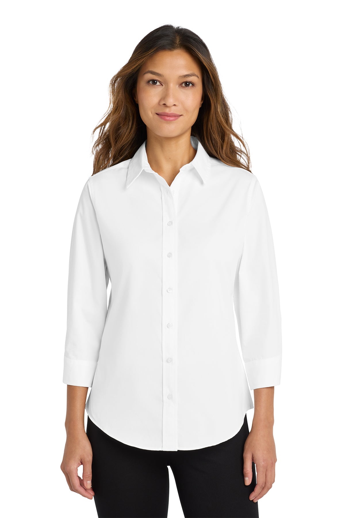 L612 -Port Authority® Women's 3/4-Sleeve Easy Care Shirt - SUPERVISORS ONLY